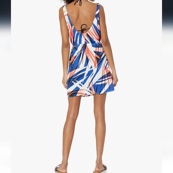 NWOT BIKINI LAB Women's Standard Tie Front Wrap Dress - Picture 3 of 4